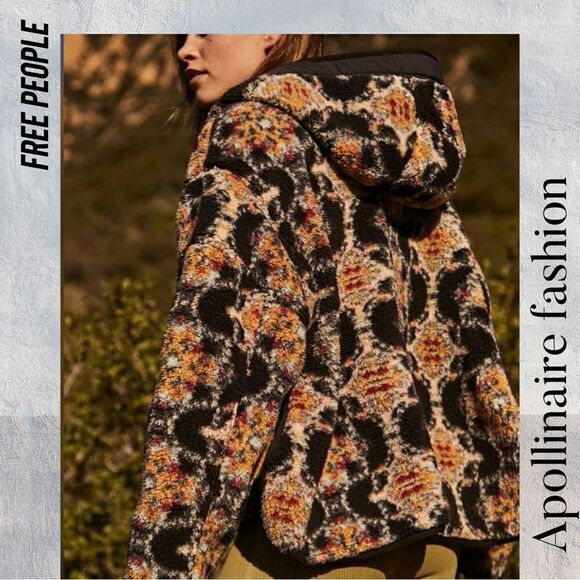 FP MOVEMENT ELEVATION JACQUARD FLEECE REVERSIBLE JACKET BLACK COMBO - Picture 4 of 6